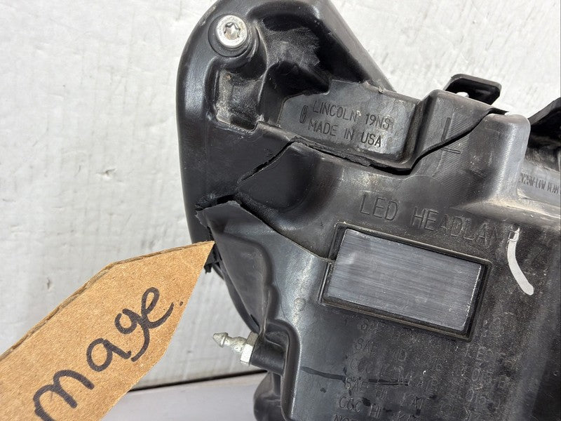 2019-2023 Lincoln Nautilus Left Driver Headlight OEM LED KA1B 13E015 A