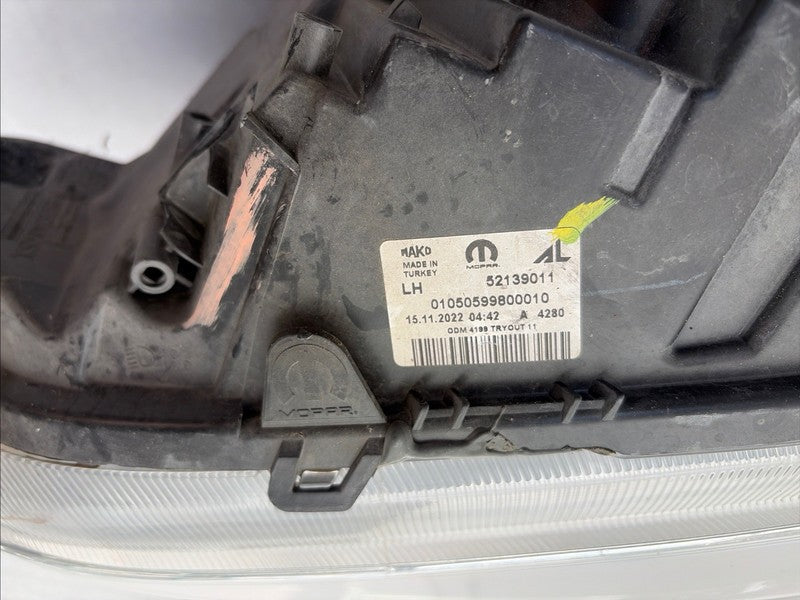 2015-2022 Ram Promaster City Left Headlight LH Driver OEM Halogen 5213