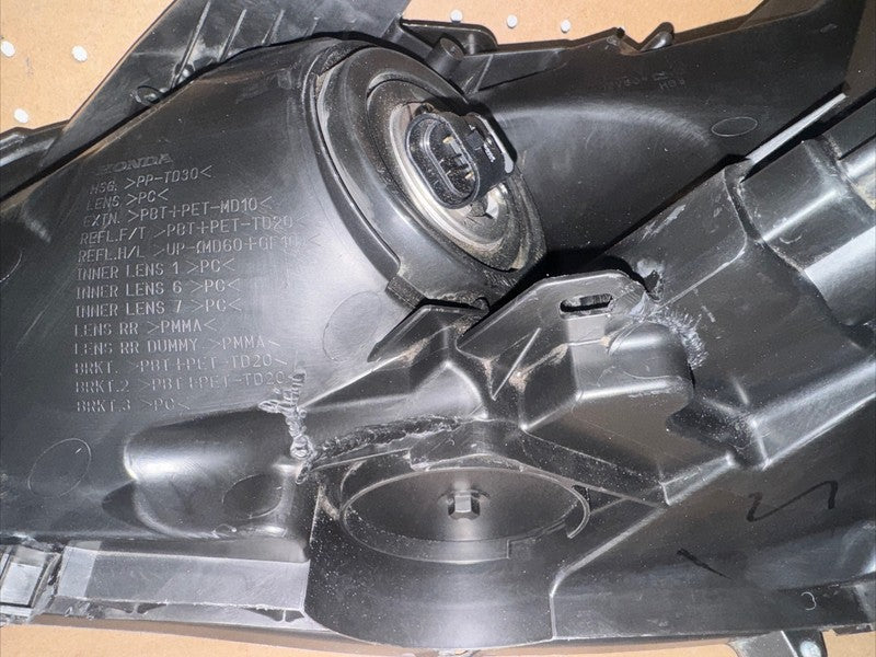 2016-17 Honda Accord Right Headlight Halogen OEM