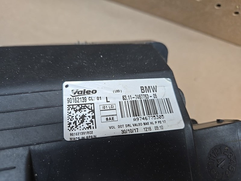 2018-2021 BMW i3 I01 LED Headlight Front Left OEM 63118738739