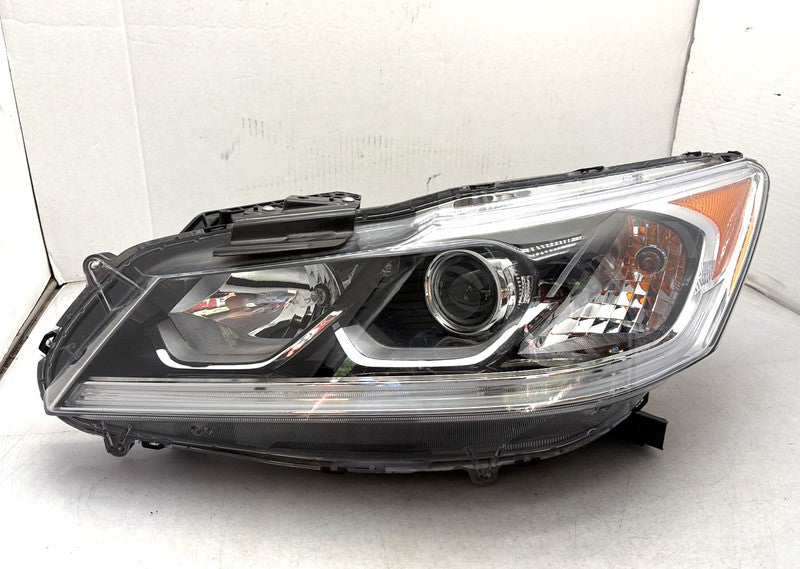 2016-2017 Honda Accord Left Headlight OEM Halogen with LED DRL