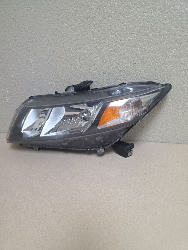 2012-2013 Honda Civic Left Driver Side Headlight Halogen OEM