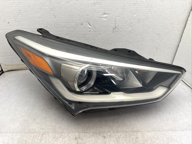 2017-2018 Hyundai Santa Fe Right Passenger Headlight Halogen w/LED DRL