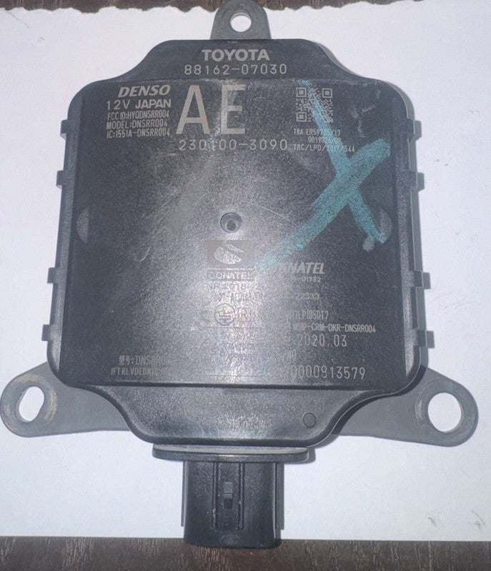 2020 Toyota Avalon Blind Spot Monitor Sensor RH 88162-07030 Used