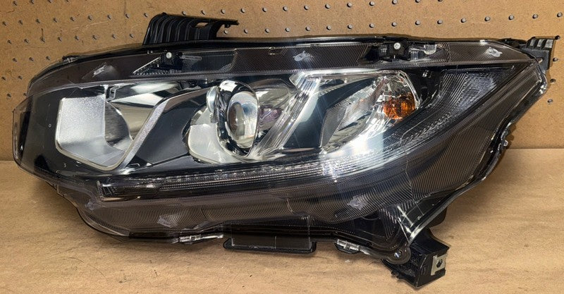 2016-2020 Honda Civic Headlight Left Driver Side Halogen CAPA