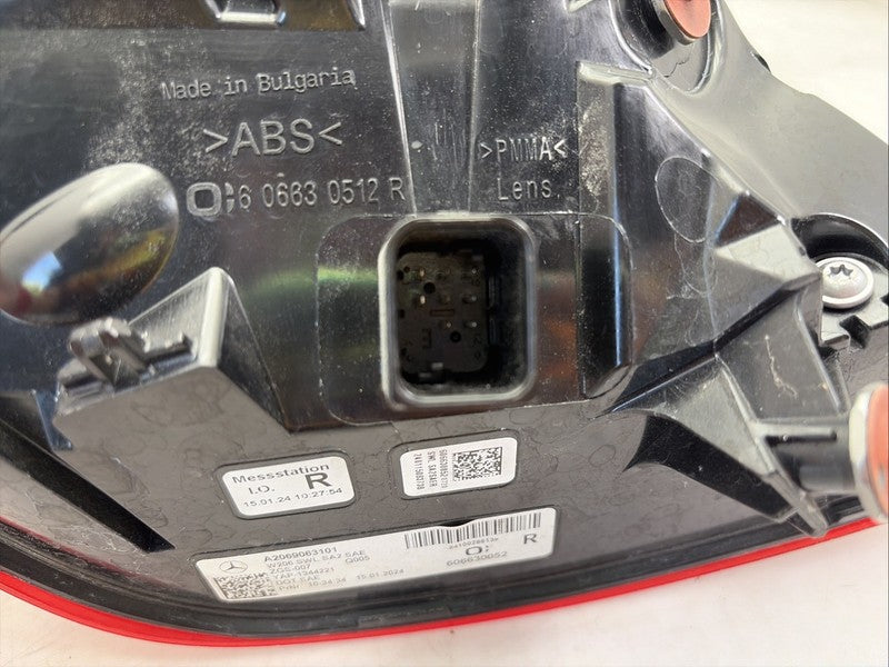 2022-2025 Mercedes C300 Right Tail Light RH Passenger OEM LED Lamp
