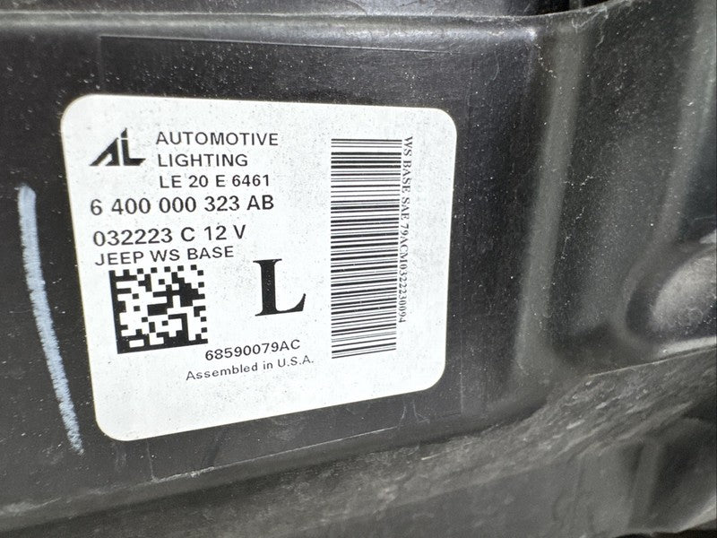 2022-2024 Jeep Grand Wagoneer Left Driver Headlight OEM LED 6400000323