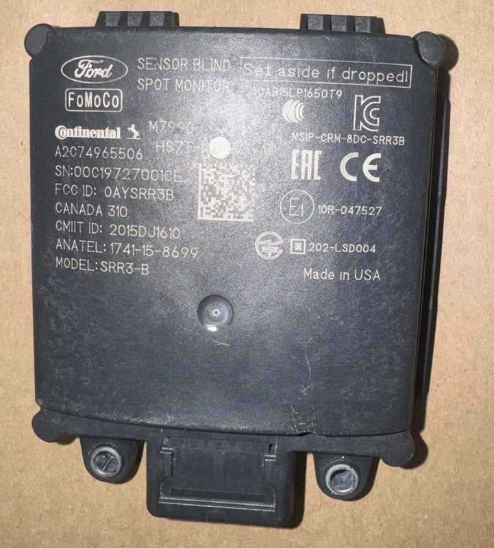 20-23 Ford Explorer Rear Right Blind Spot Radar Sensor LB5T-14D453-BC