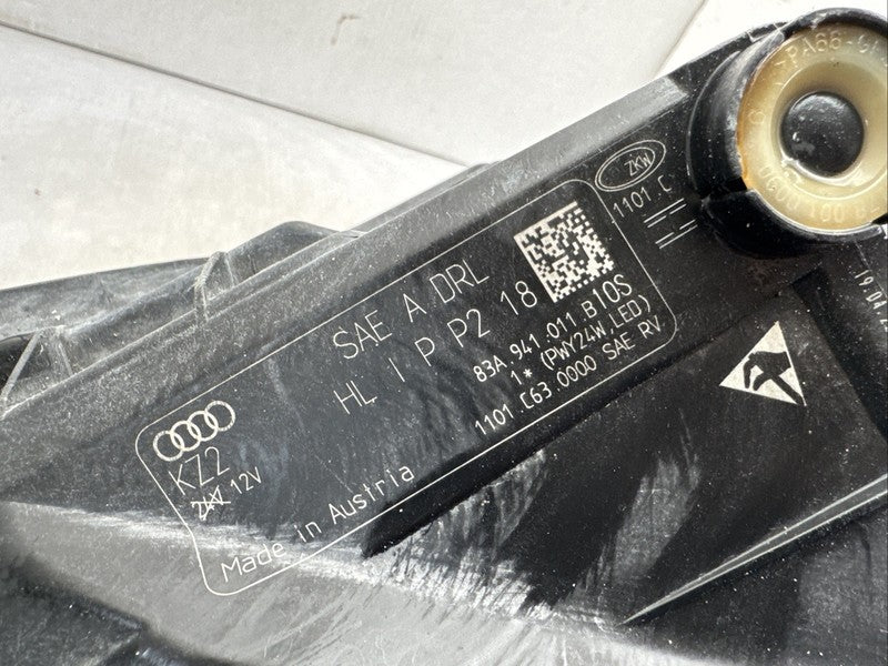 2019-2024 Audi Q3 Left Driver OEM LED Headlight 83A 941 011 B