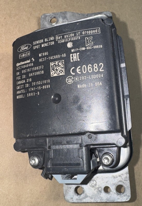 2017-2018 Ford F-150 LH Driver Blind Spot Sensor Module OEM HC3T-14C68