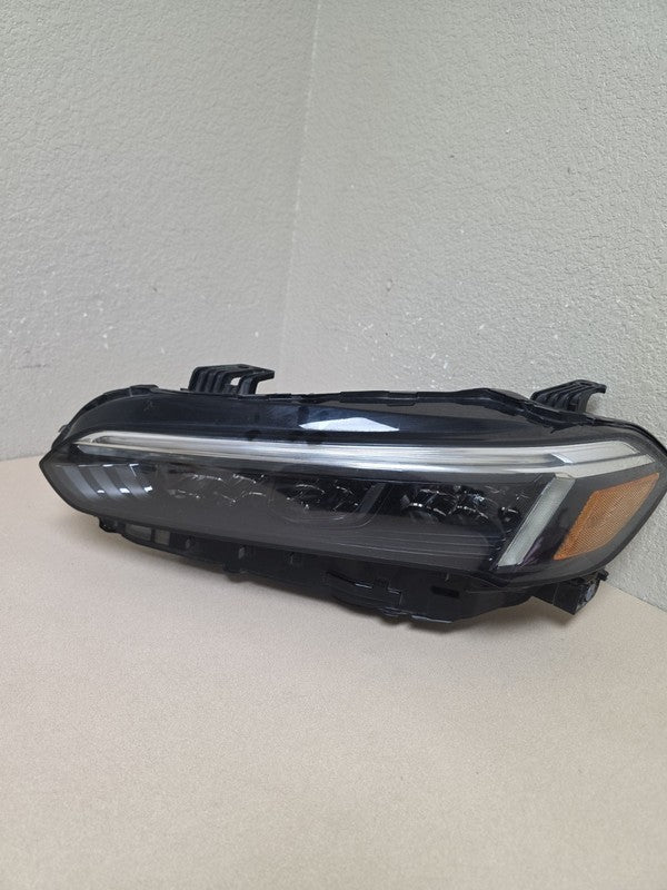 2023-2025 Honda Civic Left Driver Side Headlight LED Black Bezel