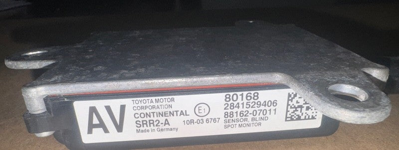 2014-17 Toyota Avalon Blind Spot Radar Sensor RIGHT OEM