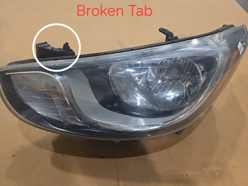 Hyundai Accent 12-14 Left Headlight 4DR Sedan OEM
