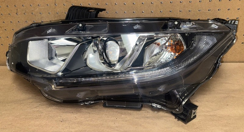 2016-2020 Honda Civic Headlight Left Driver Side Halogen CAPA