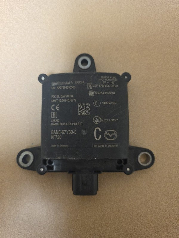 2017-2018 Mazda 3 Blind Spot Sensor BANE-67Y30-C, Left/Right