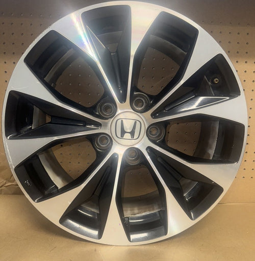 2012-2014 Honda Civic 17" Wheel Rim 17x7 Machined Black - OEM Design