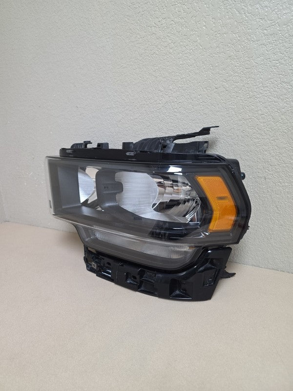2019-2024 Dodge Ram 2500 3500 Left Headlight OEM Halogen Black Bezel