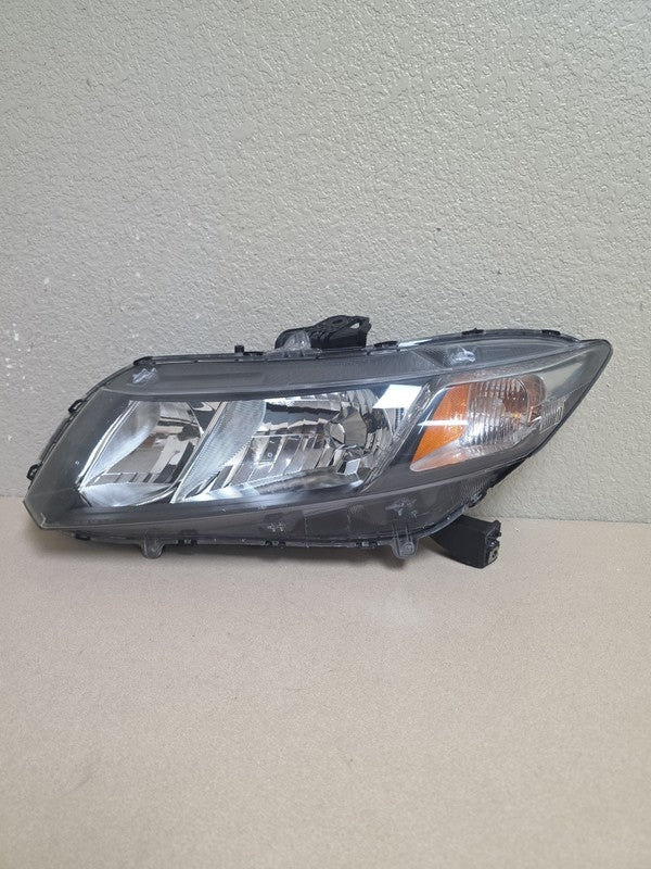 2012-2013 Honda Civic Left Driver Side Headlight Halogen OEM