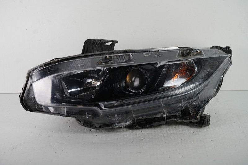 2019-2021 Honda Civic LH Left Headlight Halogen Black Trim OEM