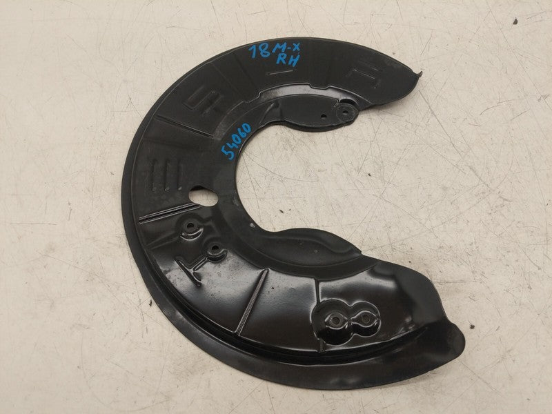 16-20 Model X Front Right Brake Dust Shield Plate 1027662-01-B