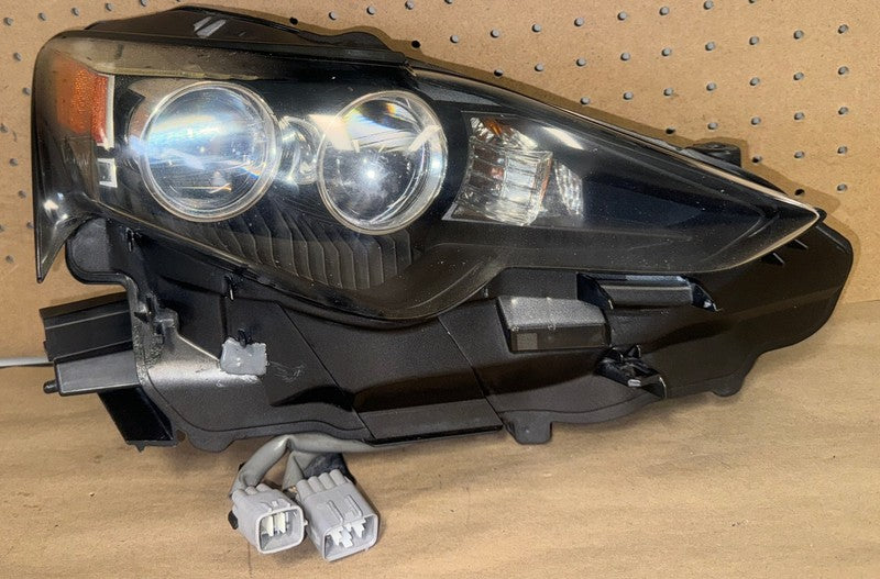 2014-2016 LEXUS IS200T IS250 IS300 IS350 RH HEADLIGHT DUAL LED OEM