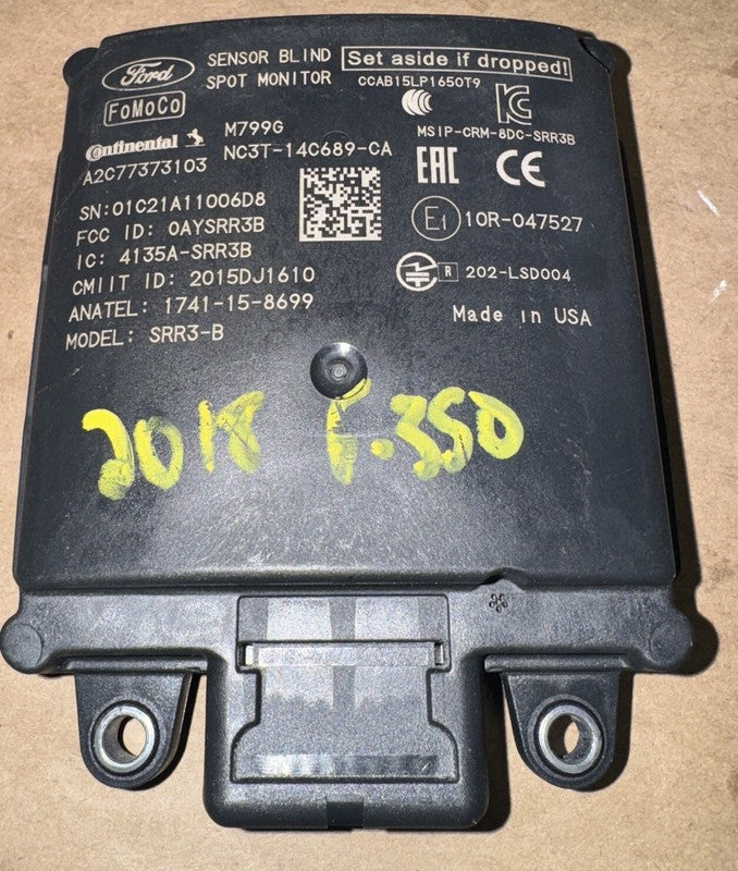 20-22 Ford F250 F350 Blind Spot Sensor Radar RIGHT NC3T14C689CA OEM