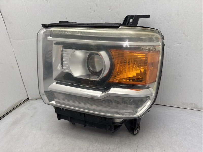 2014-2015 GMC Sierra 1500 Left Headlight OEM Halogen w/ LED 23268190