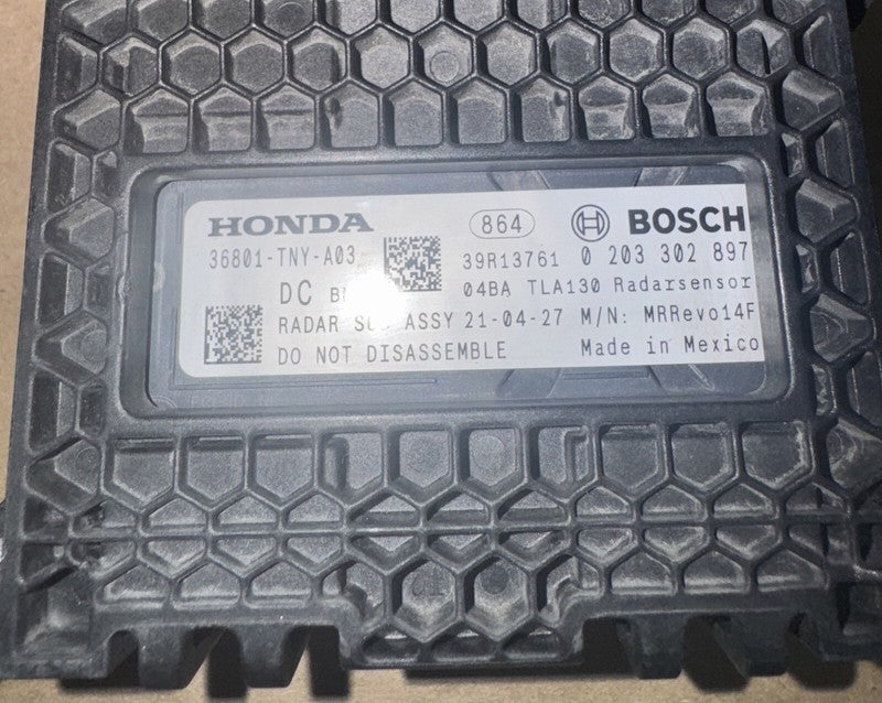 2017-2021 Honda CR-V Cruise Control Distance Radar Sensor 36801-TNY-A0