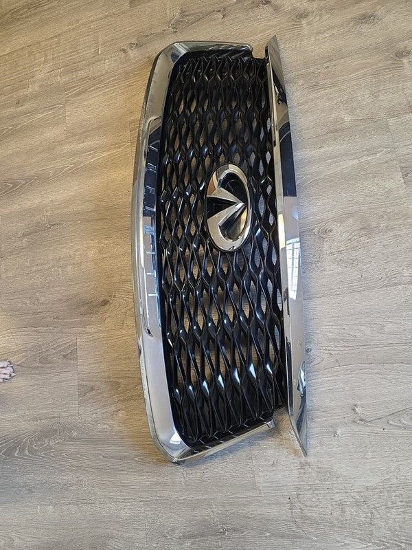 2022-2023 INFINITI QX60 Front Grill Chrome Without Camera