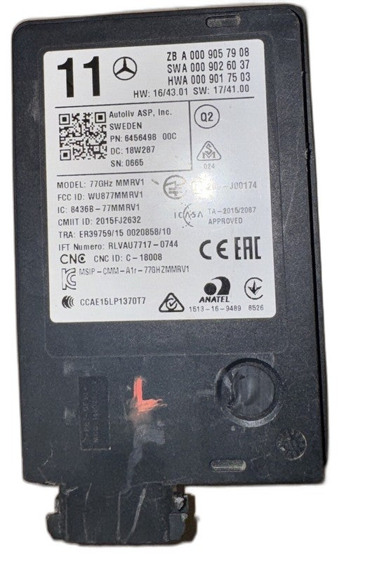 Mercedes W212 E-Class Blind Spot Sensor RIGHT 0009057908