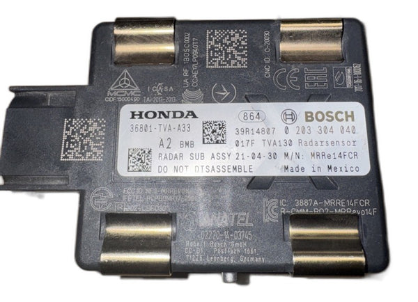2018-2020 Honda Accord ACC Radar Sensor 36801-TVA-A33