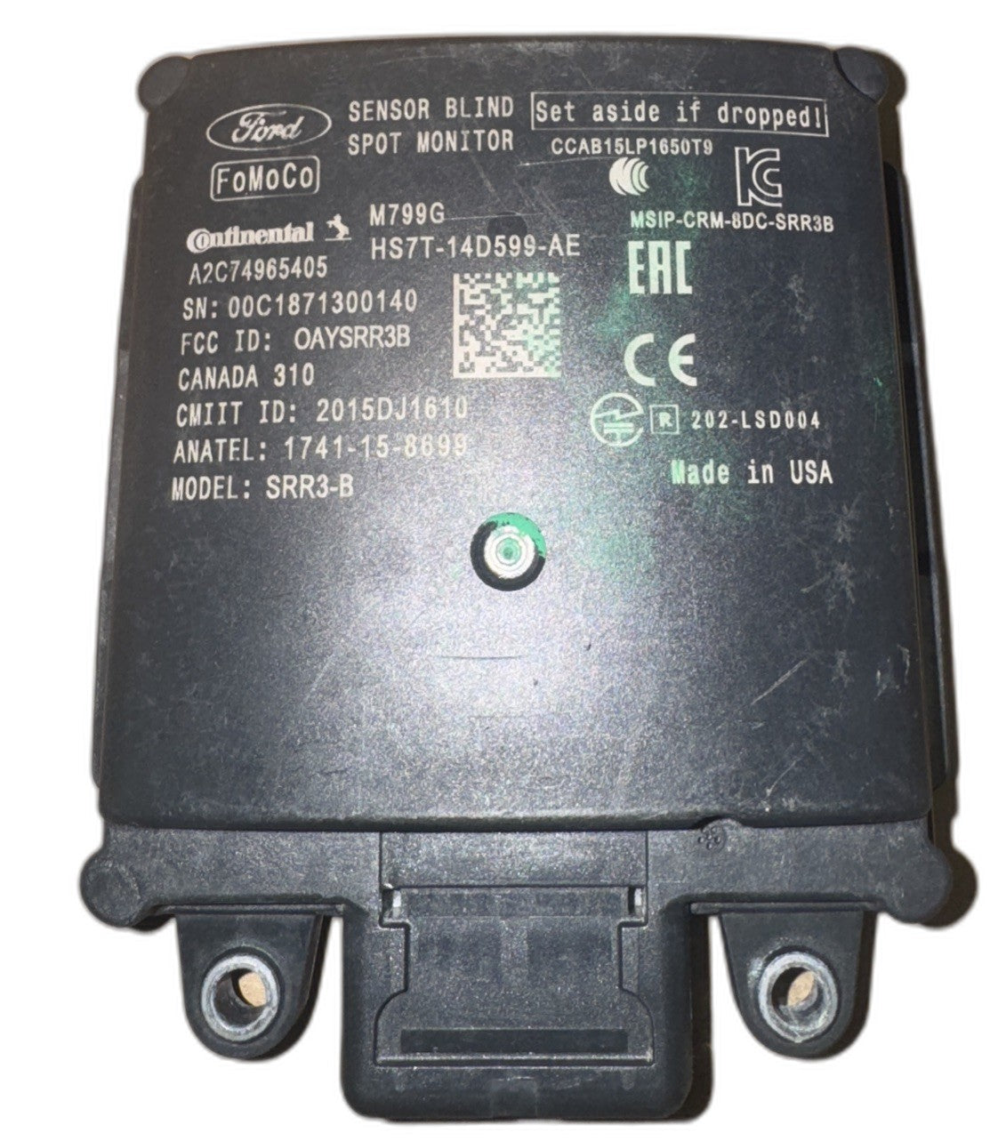 2017-2020 Ford Fusion OEM Driver Blind Spot Sensor Monitor HS7T-14D599